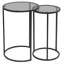 Blanton Glass Top Frame Nesting Tables-774268605