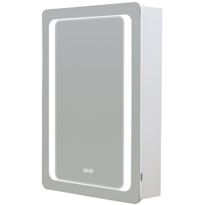 Rita 50cm x 70cm Surface Mount Mirror Cabinet with LED Lighting