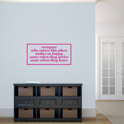 Non-Wall Damaging Wall Decal
