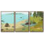 «Coastal Inlet II», peinture sur toile 3 pièces-338880594-338880595