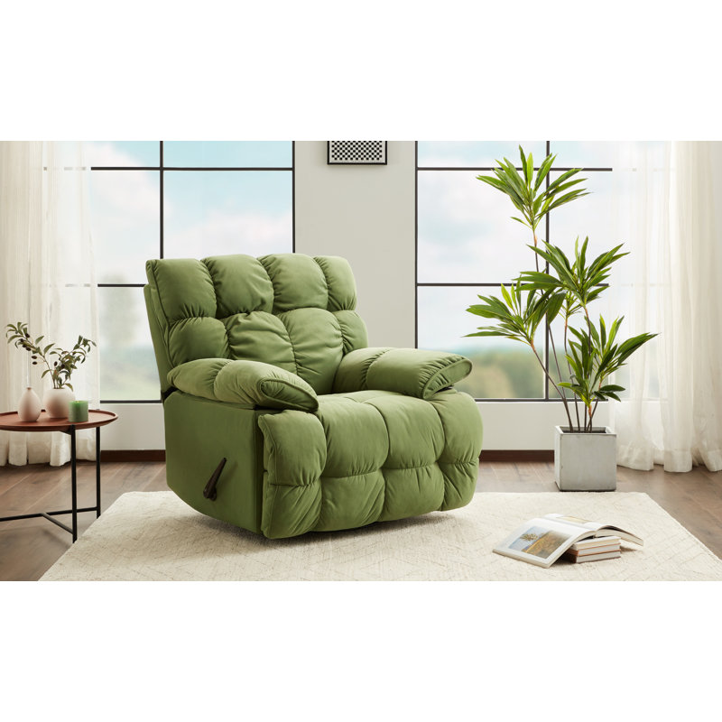 Classic Recliner, Cream White, Manual - Handle / Lever 