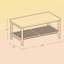 Table basse avec tablette de rangement Alaura-1214791817-1220319932