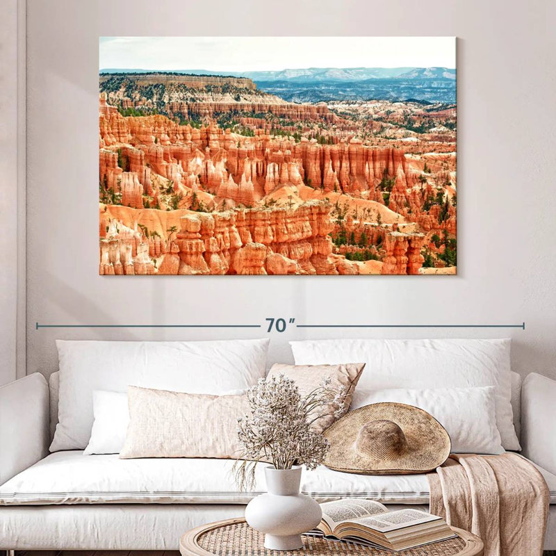 Vue matinale d'Alvord Bryce Canyon, H 34 po x l 51 po