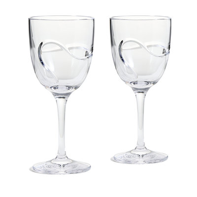 Vera Wang Luxe Graphite Wine, Set of 2