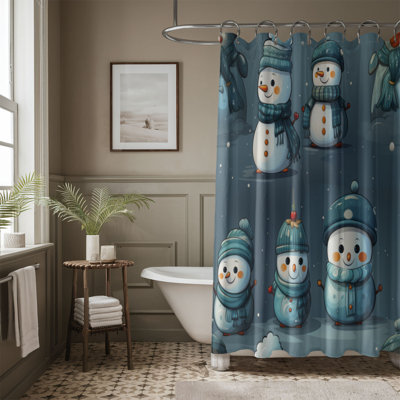 Rideau de douche Wintry Sculpture - Premium