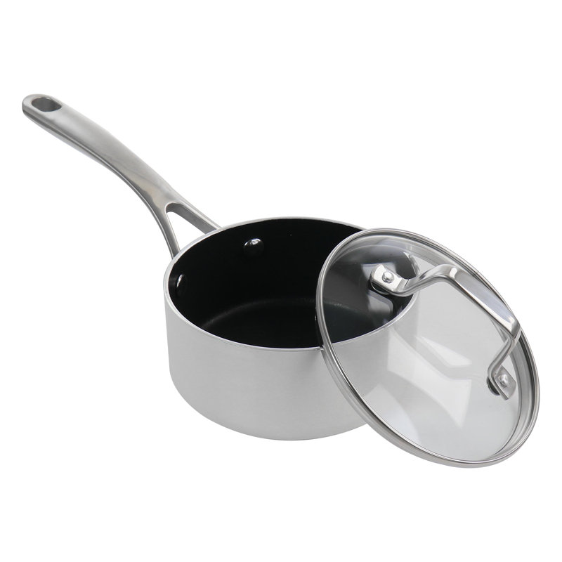 Linen White 10-Piece Nonstick Aluminum Cookware Set