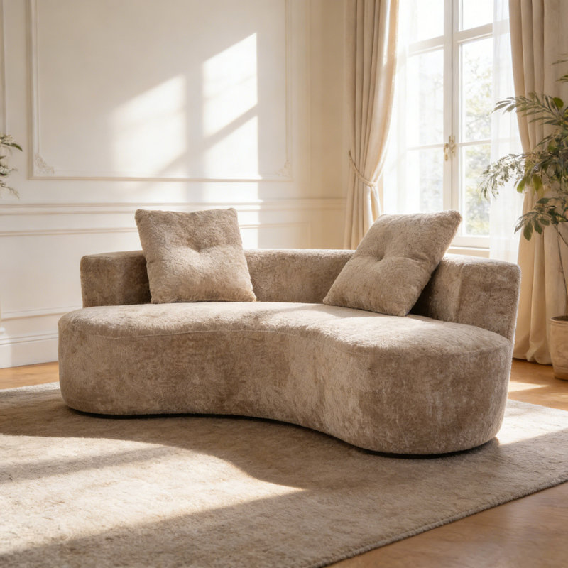 Linen Modular Sectional Sofa with Metal Legs, 3-Seat Couch with Customizable L-Shape Layout for Small Apartments – Medium Firm, Easy Assembly