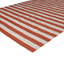 Orange Flatweave Cotton Rug - 8'10" x 11'10"