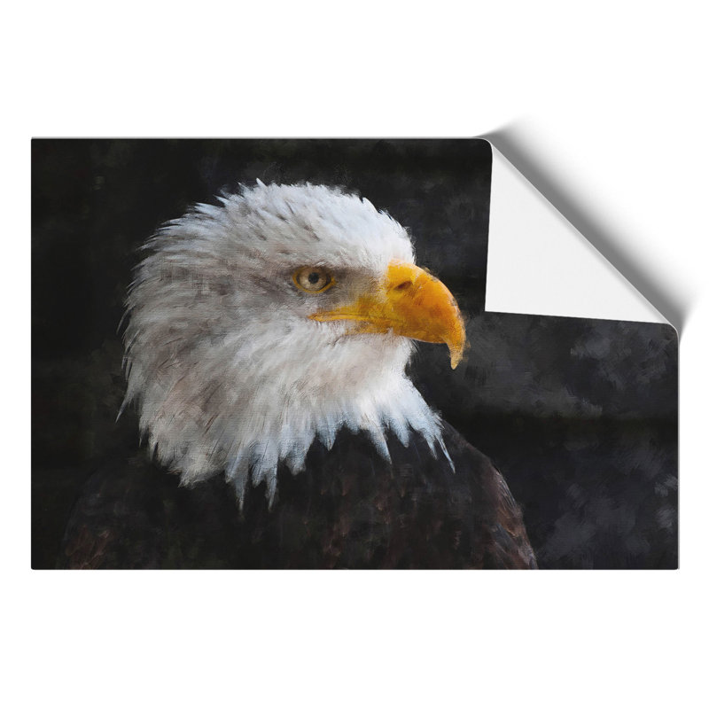 Bald Eagle Painting - Frameless Print, 30cm H x 42cm W x 0.1cm D