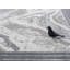 Tapis à bordure abstraite crème / gris Ksamil Collection-106017507