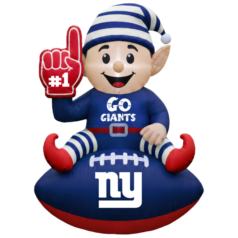 Elfe gonflable de football américain des Giants de New York (NFL) | 1,20 m, New York Giants