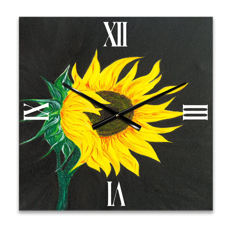 Horloge murale tournesol, Moyen