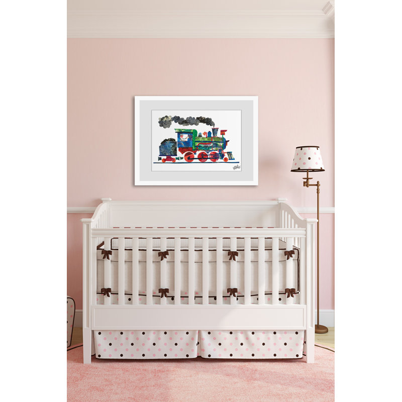 Steam Train 2 by Eric Carle - Painting, 30cm H x 45cm W