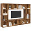 TV Cabinet 4 Pcs 37 X 37 X 142.5 Cm Engineered Wood-1840136324