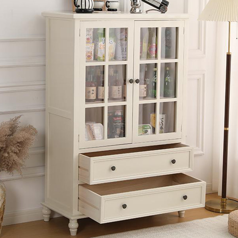 Simple storage cabinet, Ivory