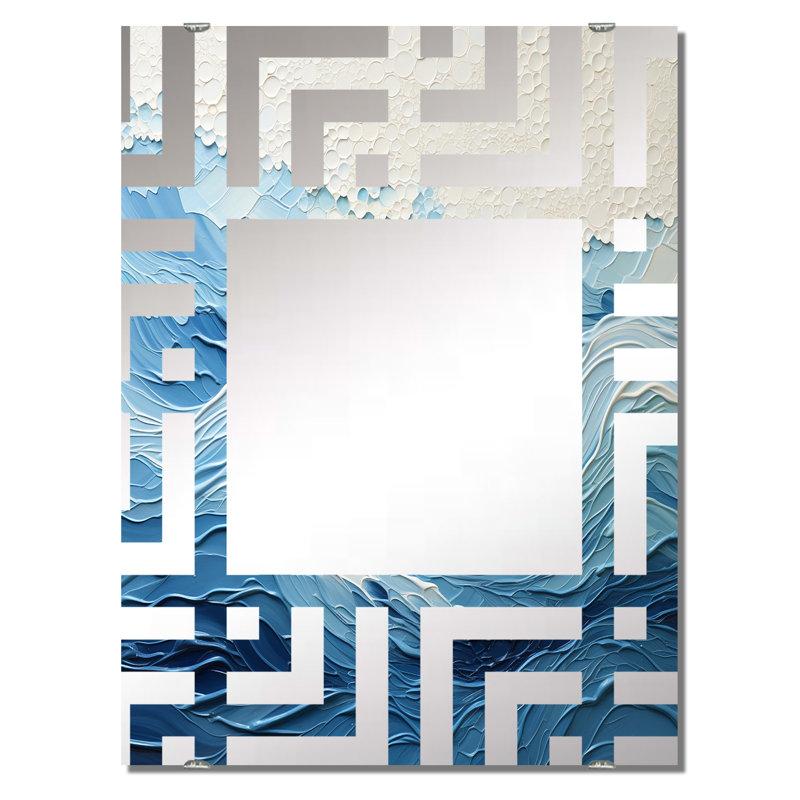 Abria - Miroir mural Coastal, 40 po x 30 po