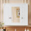 Bathroom Wall Cabinet with Mirror and 5 Shelves-1604140599