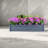 Large Durable Planters, Galvanized Metal 6x3x1 Ft, Modern Backyard