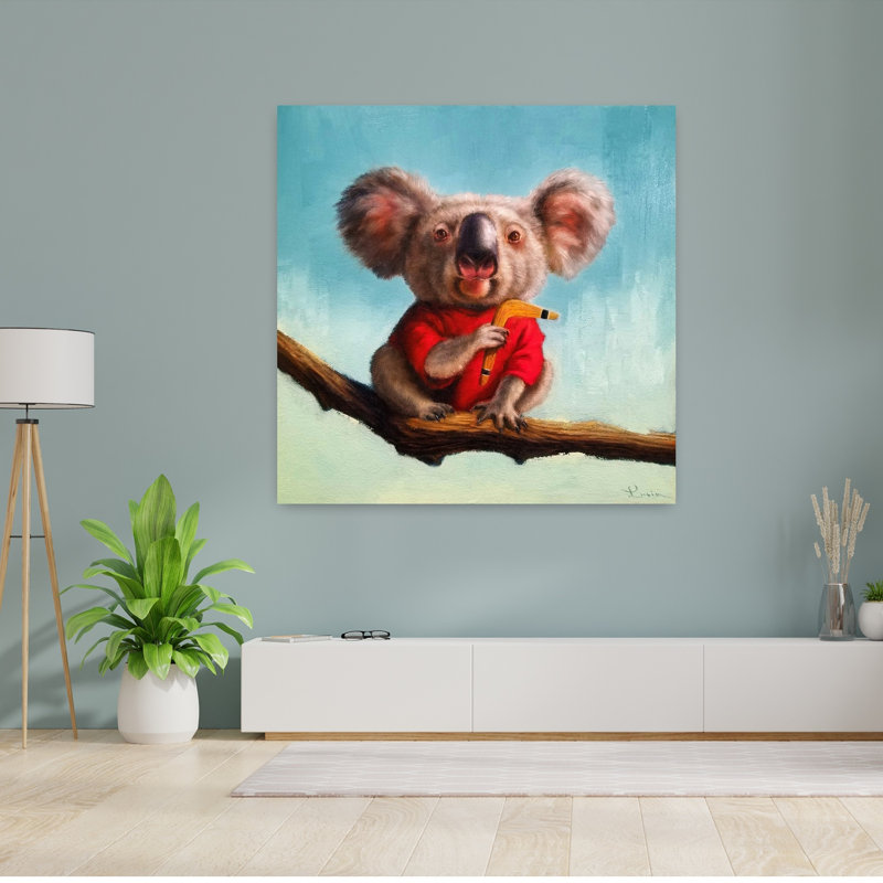 Outback Fun II, art urbain contemporain, H 48 po x l 48 po