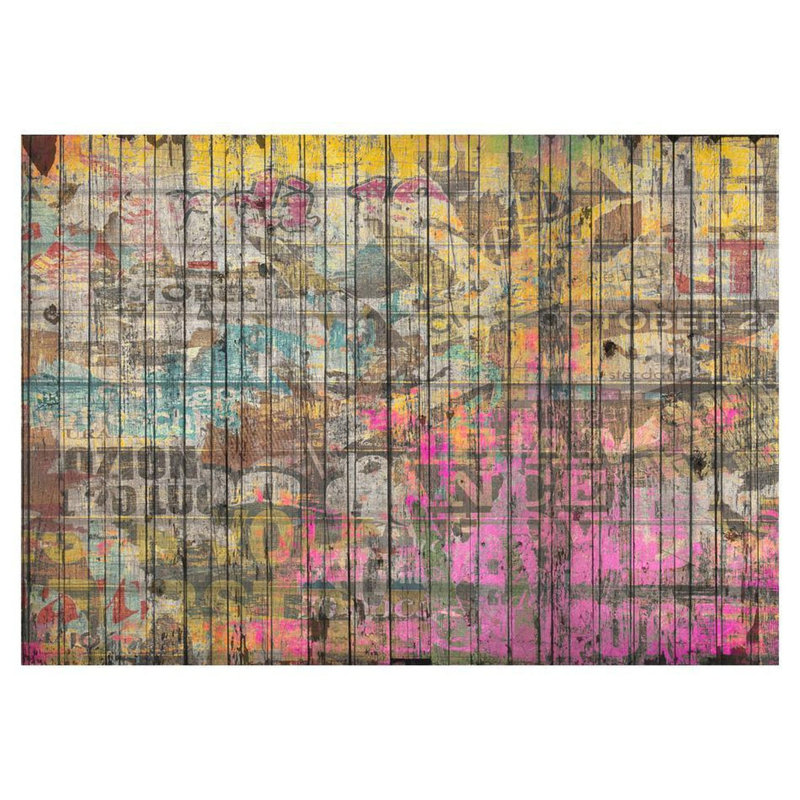 Murale graffiti Orie, L 110 po x l 157 po