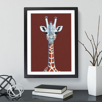 Unique Giraffe - Single Picture Frame Print