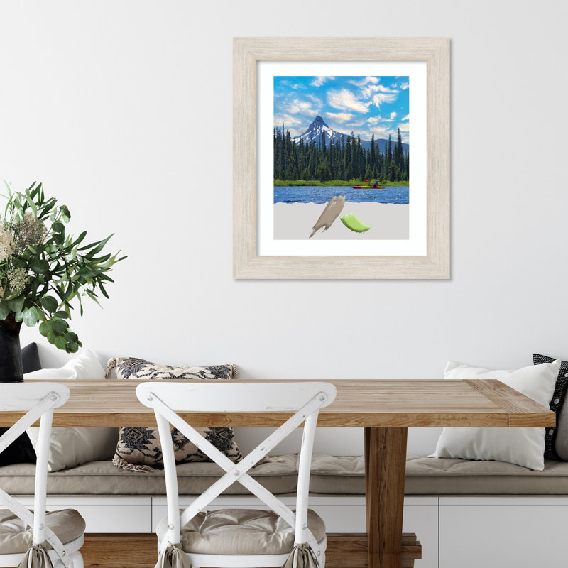 Cadre photo Caitlynne, Blanc délavé, 20 po x 24 po