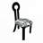 Linen Upholstered Solid Wooden Dining Chairs