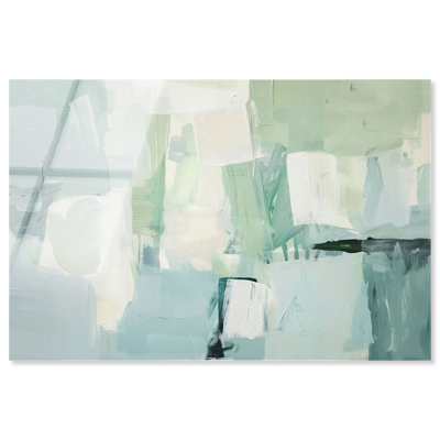 Décoration murale sauge Sa Saule Shade II par Art Remedy, prête à être suspendue, 15 x 10