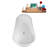 75" Streamline Soaking Freestanding Tub and Tray With Internal Drain-101697961