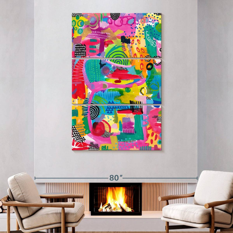 Avery Bubblegum Crush, 74" H x 48" W