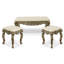Ensemble de tables basses 3 pièces Lion