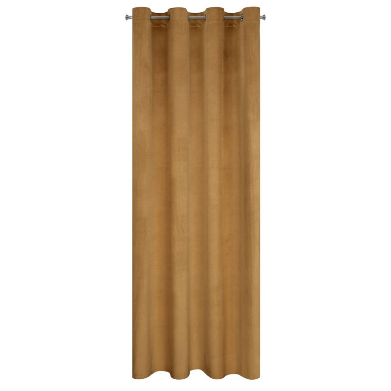 Melanie Blackout Curtain Single Panel, Orange