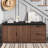 40" Entryway Shoe Storage Bench With Cushion Seating, Rustic Wood Shoe Bench With Drawers and Adjustable Shelf-1899182330