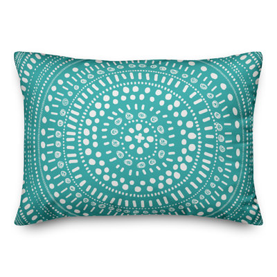  Coussin lombaire intérieur / extérieur à pois Mandala