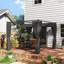 Outsunny 3 x 3(m) Pergola w/Retractable Roof Canopy Curtains-1324629882