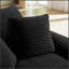 Canapé moderne à siège simple à compression avec repose-pieds unique pour une détente confortable dans le salon