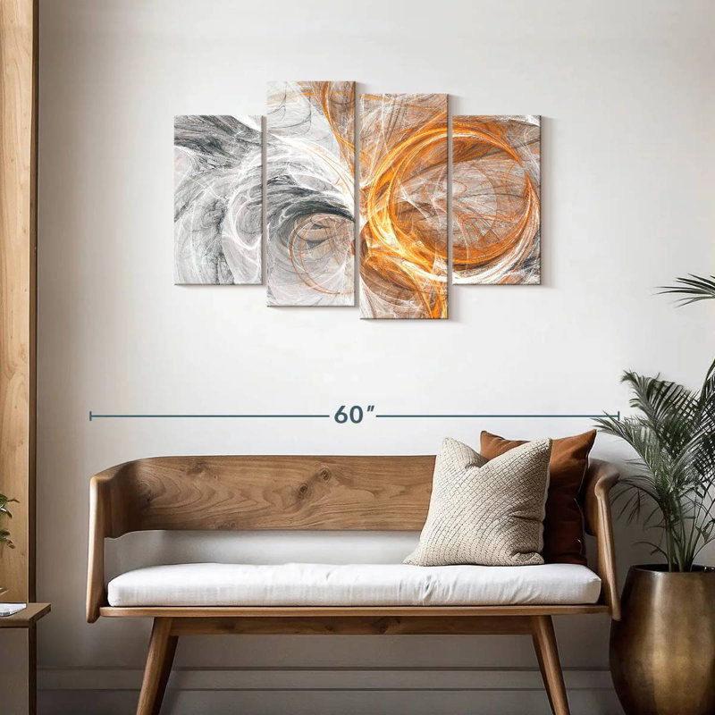 Avery Whirlpool Dynamic Abstract, 27" H x 43" W