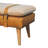 Solid Wood Bench with Nailhead Trim-796138031