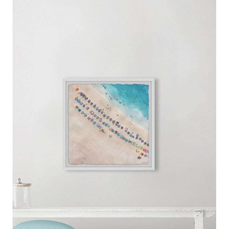« perfect vacances ii »-cadre photo, reproduction d’art sur papier, H 12 po x l 12 po x P 1,5 po