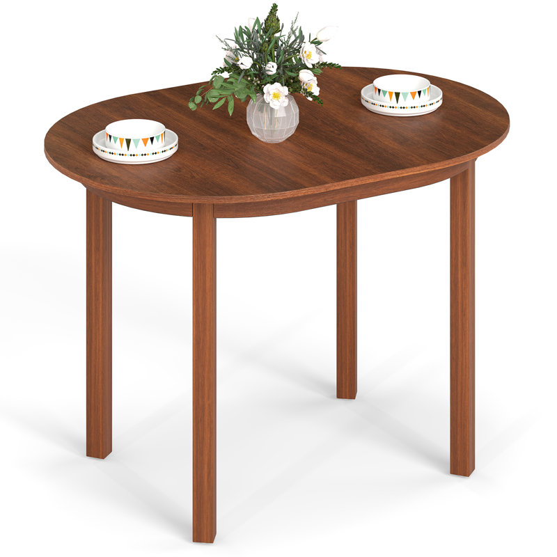 Oval Solid Wood Dining Table