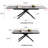 102'' Extendable Dining Table Set With Sintered Stone Dining Table And 8 Faux Leather Dining Chairs-115160306-115160305