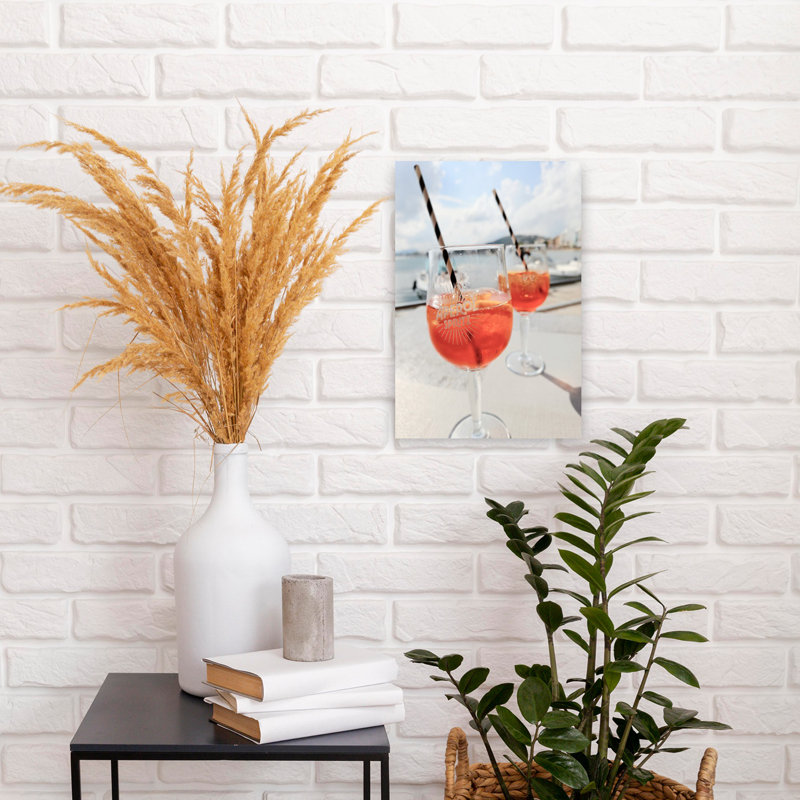 Art mural contemporain Sundowner, H 18 po x l 12 po