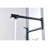 Matte Black Pot Filler Faucet With Extension - Brass, 360 Swivel And Foldable, Double Handles For Stable Water Flow, Surface Resistance To Corrosion Oxidation Layer-1490719745