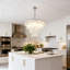 Lustre suspendu 8 niveaux en cristal 23,6 po