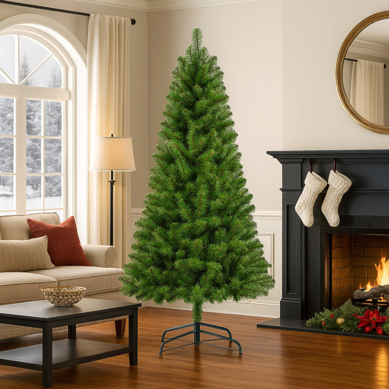 Arbre de Noël artificiel à charnières, 7'