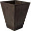 Jardinière en pot composite carrée Cara avec tablette végétale-31645030-129503793