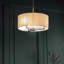 Katrina 3 - Light Matt Nickel Drum Pendant