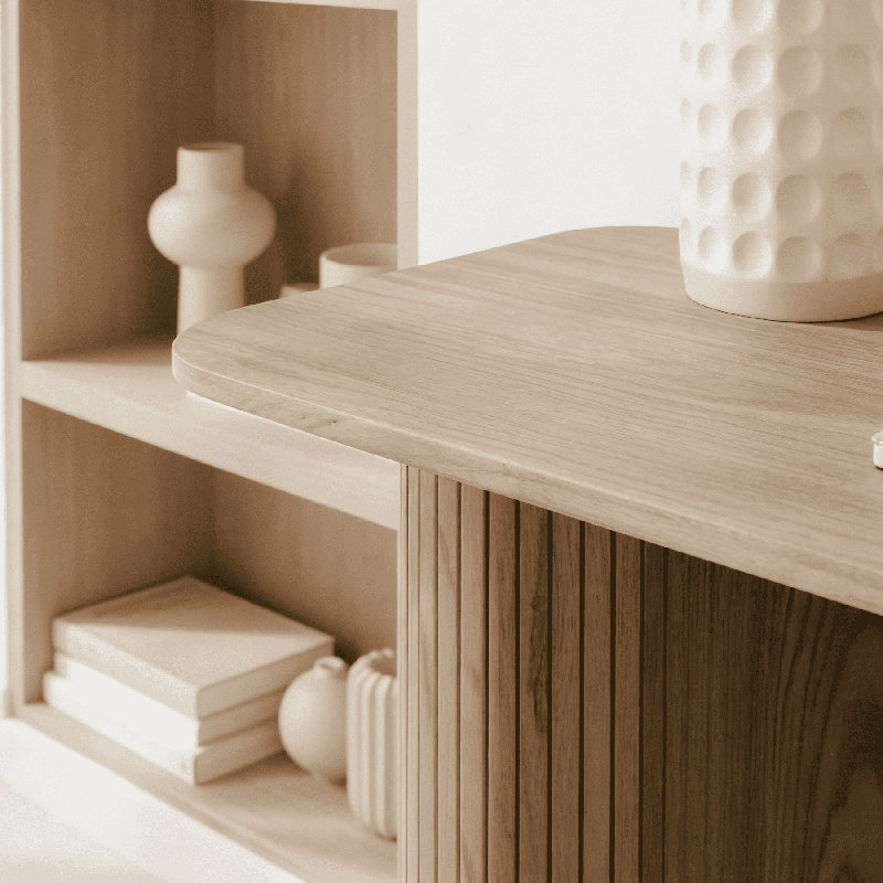 Monroe Computer & Writing Desk, Natural