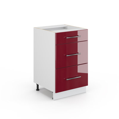 Bionda 82Cm H x 50Cm W x 52Cm D Oak Base Unit Cabinet