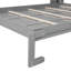 Grand lit escamotable mural avec tablettes, gris-921171642-922793823